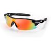 West Biking Kinder Fahrradbrille für Outdoor-Aktivitäten - Leichter Sportbrille mit kratzfesten Gläsern - Schwarz / Bunt
