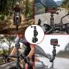 Motoros sportkamera tartó 360°, fekete