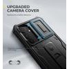 Dexnor 360 Kickstand Hoesje - met Camera Cover & Standaard - Samsung Galaxy S25 Plus - Zwart