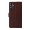 Samsung Galaxy A18 ümbris – Magnet Case nahkümbris – pruun
