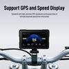 7" Motociklistički zaslon s bežičnim CarPlay i Android Auto, dualnom Full HD kamerom i brzootpusnim nosačem