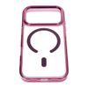 iPhone 17 Pro Max / 18 Pro Max ümbris – Frame Clear Hybrid MagSafe – punane