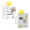 Blavec WS-07 Přenosný karaoke set se 2 mikrofony, 5 W, bílý