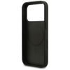 Guess 4G Small and Classic Logo MagSafe Hoesje voor iPhone 17 Pro / iPhone 18 Pro - Eko-leer & Siliconen - Zwart