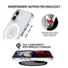 JP MagFit MagSafe θήκη με πιστοποίηση 3M SGS, iPhone 16, διάφανη