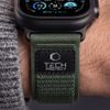 Tech-Protect Nylon Elite Apple Watch 8 / 9 / 10 / 11 / 12 / SE / Ultra (44 / 45 / 46 / 49) mm, zeleno-oranžový