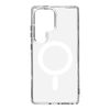 Samsung Galaxy S25 Ultra Hoesje - Tactical MagForce - MagSafe geschikt - Transparant (Anti-geel)
