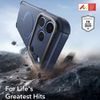 iPhone 17 Pro / 18 Pro vāciņš – ESR Cyber Armor Kickstand ar statīvu – zils
