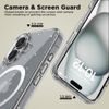 Tech-Protect Flexair Hybrid s MagSafe, iPhone 16, glitter clear