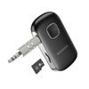 Transmițător FM Borofone BC42, MP3, Bluetooth, MicroSD, ieșire Jack 3,5 mm, negru