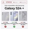 Dexnor 360 Kickstand Camprotector obal Samsung Galaxy S24 Plus, čierny