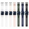 Curea Strap Triple pentru ceasuri Apple Watch SE / 8 / 7 / 6 / 5 / 4 / 3 / 2 / 1 (41/40/38mm), transparentă
