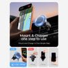 Lisen Magnetische KFZ-Halterung mit kabellosem Laden für Smartphone - 15W Wireless Charging - Schwarz