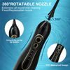 Bezprzewodowy irygator dentystyczny z zestawem końcówek, 4 tryby, zbiornik 300 ml, USB-C, czarny