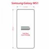 Swissten Full Glue, Color frame, Case friendly, Ochranné tvrdené sklo, Samsung Galaxy M51, čierne