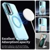 Techsuit CandyCase MagSafe Schutzhülle für Samsung Galaxy A27 5G - Magnetische Hülle mit Stoßschutz - Blau