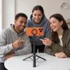Tech-Protect L11S MagSafe Bluetooth selfija nūja ar statīvu – melna