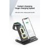 DeskCharge Station Pro Πολυλειτουργικός σταθμός ασύρματης φόρτισης 5 σε 1 με ρολόι και οργανωτή, μαύρο