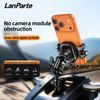 LanParte LPT01-E Suport telefon pentru motocicletă cu încărcare wireless și amortizare vibrații