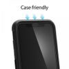 Spigen Full Cover Glass FC Displayschutz, iPhone XR / 11, schwarz