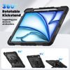 JP Solid360 obal na tablet, iPad Air 13 2024, černý