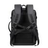 JP Rucksack B09 - Multifunktionaler Tagesrucksack 45x31x22-26 cm - Schwarz