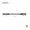 FIXED Link alumínium adapter Lightning - 3,5 mm-es jack, űrszürke