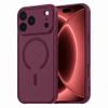 Techsuit HaloFrost II MagSafe Case für iPhone 17 Pro Max / 18 Pro Max - Stoßfeste Schutzhülle - Dark Cherry