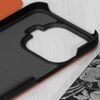 Eco Leather View maska, Xiaomi 17T, narančasta