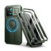 Dexnor MagSafe 360 Kickstand Camprotector Θήκη iPhone 15 Pro Max, πράσινη