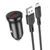 Borofone BZ18 auto punjač - USB - QC 3.0 18W sa Micro USB kabelom, crni