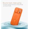 Husă Suritch AirBounce Bumper MagSafe cu Suport și Protecție Cameră, iPhone 17 Pro Max / 18 Pro Max, portocaliu