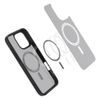 Spigen Ultra Hybrid Mag s MagSafe, iPhone 16 Pro Max, frost black