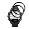 Techsuit Nano Flex Displayschutzfolie für Garmin Forerunner 970 / Forerunner 570 47mm - Flexible PMMA Schutzfolie - 2 Stück - Schwarz