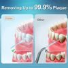 Bezprzewodowy irygator dentystyczny z zestawem końcówek, 4 tryby, zbiornik 300 ml, USB-C, czarny