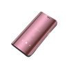 Husă Clear View roz pentru telefon Samsung Galaxy S22 Plus