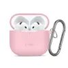 Tech-Protect Silikone Cover til Apple AirPods 4 / 5 - Lyserødt