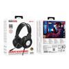 Borofone Wave Gaming Headset (BO112) - Kabelgebundener Over-Ear Kopfhörer mit Mikrofon - Schwarz