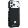 Karl Lagerfeld Grained Leather Embossed Ring MagSafe ümbris iPhone 17 Pro / 18 Pro – must