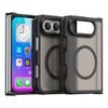 Techsuit HaloFrost II MagSafe Case für iPhone Duo - Magnetische Schutzhülle - Schwarz