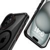 Tech-Protect MagHybrid MagSafe, iPhone 16, červenočerný