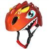 Wozinsky Kinder Fahrradhelm S (50-54 cm) mit Drachen-Motiv - Rot