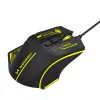 Wozinsky WMGK-1181W Kabelgebundene Optische Gaming Maus für Rechtshänder - 7200 DPI - 7 Tasten - Schwarz / Gelb