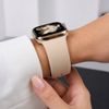 Apple Watch 8 / 9 / 10 / 11 / 12 / SE / Ultra (44 / 45 / 46 / 49 mm) apyrankė – Tech-Protect Silicone silikoninė apyrankė – smėlio