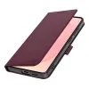 Tech-Protect Samsung Galaxy A27 5G Hoesje - Bookcase met Standaard & Kaarthouder - Wijnrood