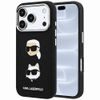 Karl Lagerfeld Saffiano with K&C Heads Pins and Logo ümbris iPhone 17 Pro / 18 Pro – must