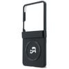 Samsung Galaxy Z Flip 8 ümbris – Karl Lagerfeld Hardcase Leather Karl&Choupette Head Pin – must