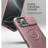 Dexnor MagSafe Kickstand Camprotector obal iPhone 16, růžový
