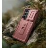 Dexnor 360 Kickstand Camprotector калъф Samsung Galaxy S26 Plus, бордо