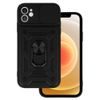 Slide Camera Armor Case maska, iPhone 12, crni